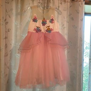Unicorn dress. Size 10-12